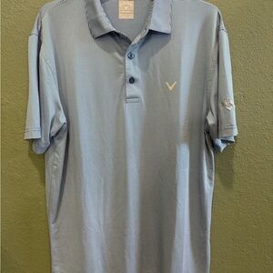 Callaway Men's Light Blue Polo Shirt